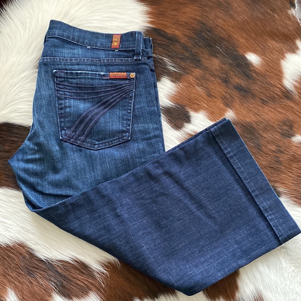 7 For All Mankind Dojo Capri Jeans 29